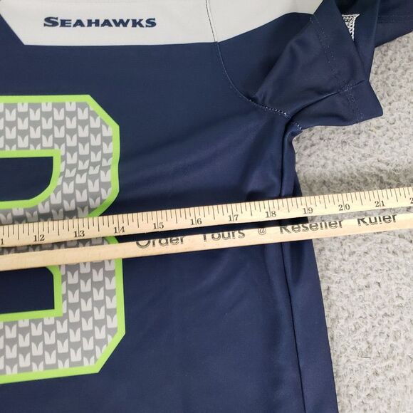 Seattle Seahawks Jersey Womens Medium Blue Nike On Field 33 Jamal Adams New Tags - Picture 7 of 12